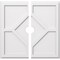 Ekena Millwork Embry Architectural Grade PVC Contemporary Ceiling Medallion, Two Piece, 26"OD x 3"ID x 9"C x 1"P CMP26EY2-03000 - alternate 1